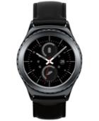 Samsung Unisex Gear S2 Classic Smart Watch With 40mm Black Steel Case & Black Leather Strap Smr7320zkaxar