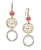 Inc International Concepts Gold-tone Triple Drop Earrings, Only At Macy's