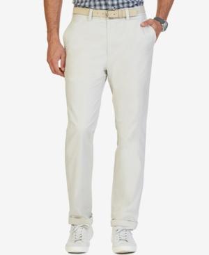Nautica Men's Stretch Flat-front Marina Chinos