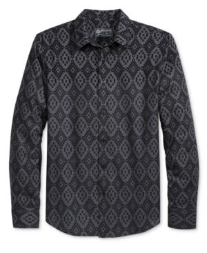 American Rag Men's Chalet Fair Isle Shirt, Only At Macy's