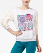 Trolls By Dreamworks Juniors' Plush Graphic Sweatshirt