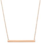 Giani Bernini Horizontal Bar 16 Pendant Necklace In 18k Gold-plated Sterling Silver, Created For Macy's