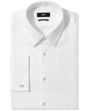 Boss Hugo Boss Diamond Weave Tuxedo Dress Shirt