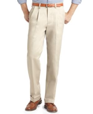Izod Big And Tall Pants, Double Pleat Pants