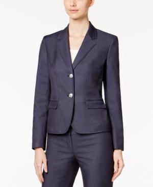 Nine West Denim Two-button Blazer