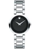 Movado Women's Swiss Modern Classic Stainless Steel Bracelet Watch 28mm 0607101