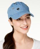 August Hats Charms Denim Baseball Cap