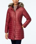 Barbour Rossendale Faux-fur Hooded Quilted Puffer Coat