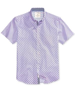 Construct Men's Stretch Slim-fit Check Shirt