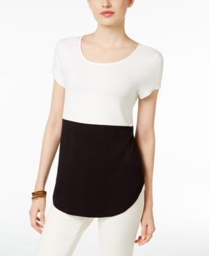 Alfani Colorblocked T-shirt, Only At Macy's