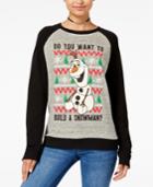 Disney Juniors' Olaf Snowman Sweatshirt