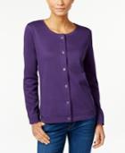 Karen Scott Knit Cardigan, Only At Macy's