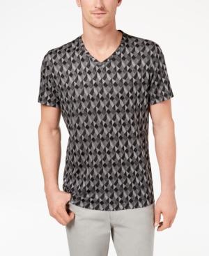 Alfani Men's Exploded Geo-print T-shirt, Created For Macy's