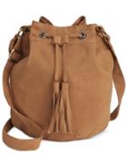 American Rag Faux-suede Bucket Bag, Only At Macy's