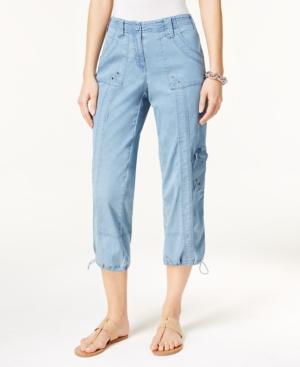 Style & Co Denim Cargo Pants, Only At Macy's