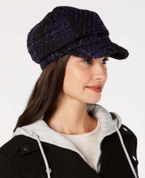 I.n.c. Oversized Plaid Newsboy Cap, Created For Macy's