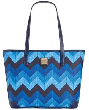 Dooney & Bourke Denim Chevron Charleston Shopper, A Macy's Exclusive Style