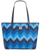 Dooney & Bourke Denim Chevron Charleston Shopper, A Macy's Exclusive Style