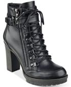 G By Guess Grazzy Lace-up Booties Women's Shoes