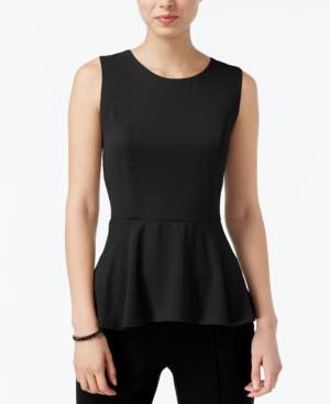 Bar Iii High-low Peplum Top, Only At Macy's