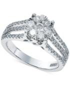 Bouquet By Effy Diamond Ring In 14k White Gold (9/10 Ct. T.w.)