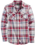 Retrofit Men's Plaid Flannel Long-sleeve Shirt