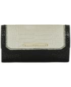 Brahmin Tri-texture Soft Checkbook Wallet