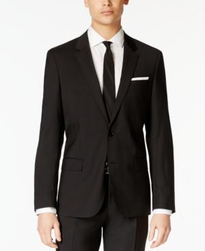 Hugo By Hugo Boss Men's Black Extra Slim-fit Jacket