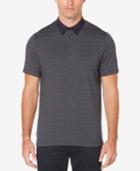 Perry Ellis Men's Textured Cotton Polo