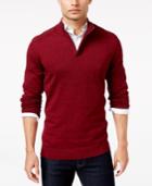 Alfani Men's Mock-turtleneck Marled Sweater, Only At Macy's