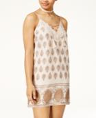 American Rag Juniors' Paisley-print Slip Dress, Only At Macy's