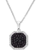 Effy Diamond Octagon Pendant Necklace (5/8 Ct. T.w.) In 14k White Gold
