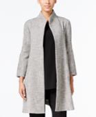 Eileen Fisher Stand-collar Open-front Jacket