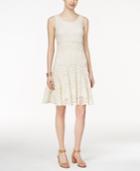 Style & Co. Petite Lace-godet Sleeveless Dress, Only At Macy's