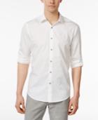 Alfani Men's Textured Cotton Shirt, Created For Macy's