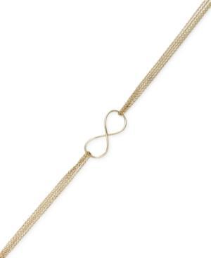 Infinity Multi-chain Bracelet In 14k Gold