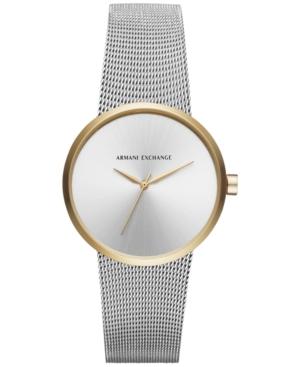 Ax Armani Exchange Women's Stainless Steel Mesh Bracelet Watch 38mm Ax4508