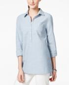Tommy Hilfiger Pull-over Chambray Tunic Shirt