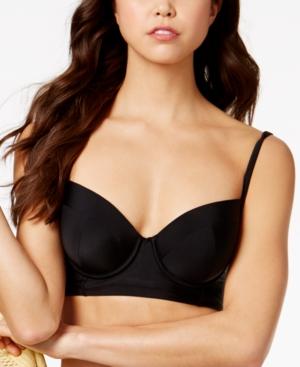California Waves Mesh-trimmed Push-up Bikini Top Women's Swimsuit