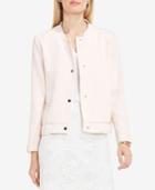 Vince Camuto Textured Bomber Jacket
