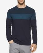 Calvin Klein Men's Waffle-knit Colorblocked Sweater