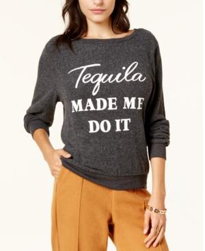 Dream Scene Tequila Made Me Do It Graphic Sweatshirt