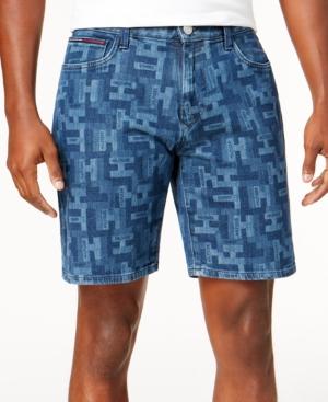 Tommy Hilfiger Men's Printed Denim Shorts