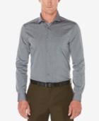 Perry Ellis Men's Royal Non-iron Multi-stripe Shirt