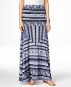 Inc International Concepts Printed Convertible Maxi Skirt, Only At Macy's