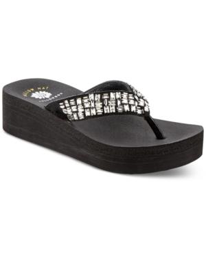 Yellow Box Parita Wedge Sandals Women's Shoes