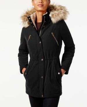 Nautica Faux-fur-trim Hooded Parka, A Macy's Exclusive
