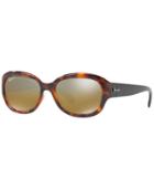 Ray-ban Polarized Chromance Collection Sunglasses, Rb4282ch 55