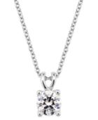 X3 Diamond Necklace, 18k White Gold Certified Diamond Pendant (1 Ct. T.w.)