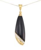 Signature Gold Onyx & Swarovski Crystal In 14k Gold, Created For Macy's